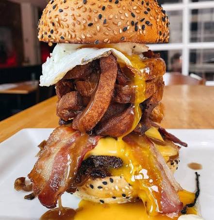 Burger Bar Crescent: A Flaky Pastry Twist on Classic Comfort Food